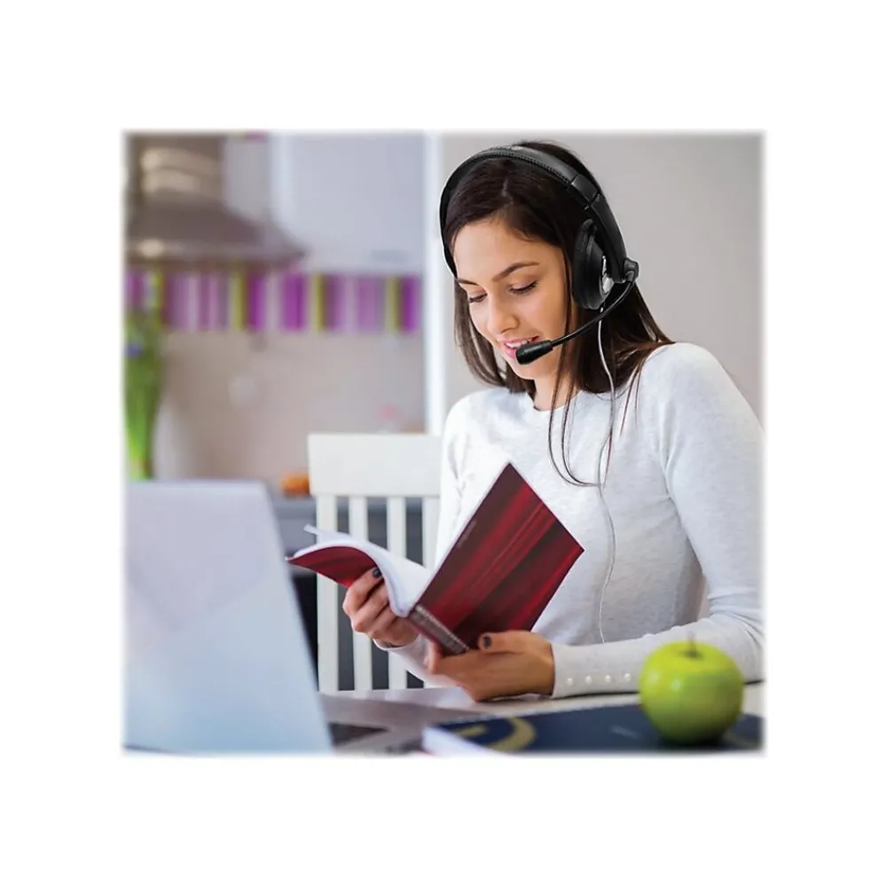 Online Hamilton Buhl Smart-Trek Deluxe Stereo Phone Headset, Over-the-Ear, Black (ST2BK)