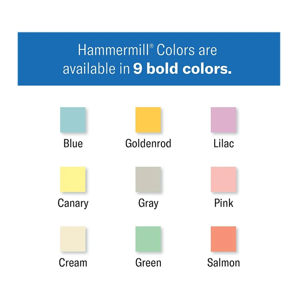 Multipurpose Paper*Hammermill 8.5" x 11" Multipurpose Paper, 24 lbs., Cream, 500 Sheets/Ream(168060)