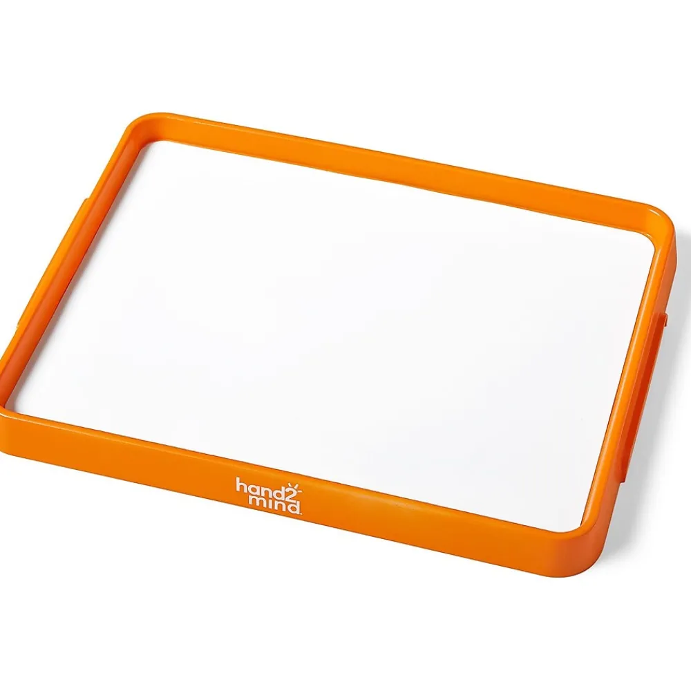 Dry Erase*hand2mind Magnetic Activity Tray Dry-Erase Whiteboards, 9.5" x 13", 6/Set (96157)