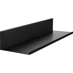 Shelving*Hangman No-Stud Single Aluminum Floating Shelf, 24-In., Black Powder Coat (HANL24B)
