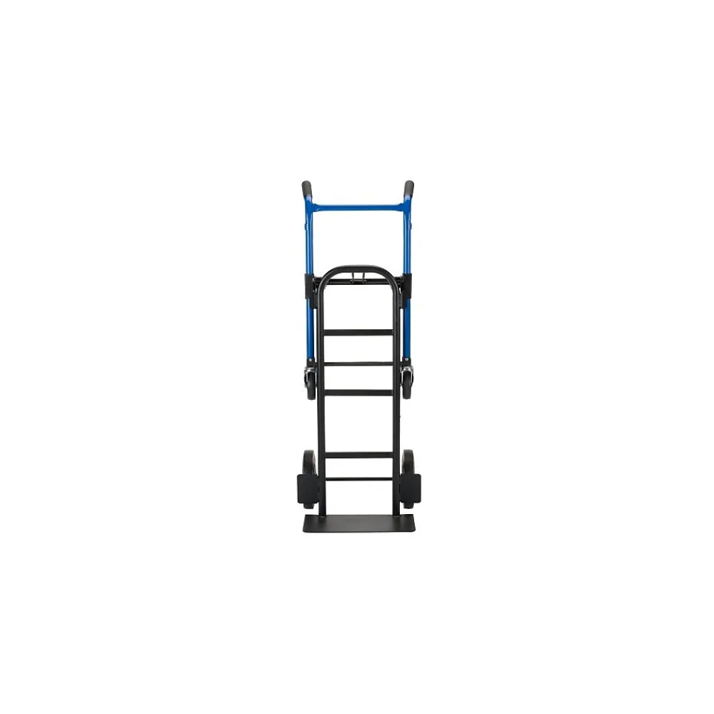 Harper Trucks Harper 4-in-1 Quick Change Steel Convertible Hand Truck, 800 lbs., Black/Blue (DTC8635P)