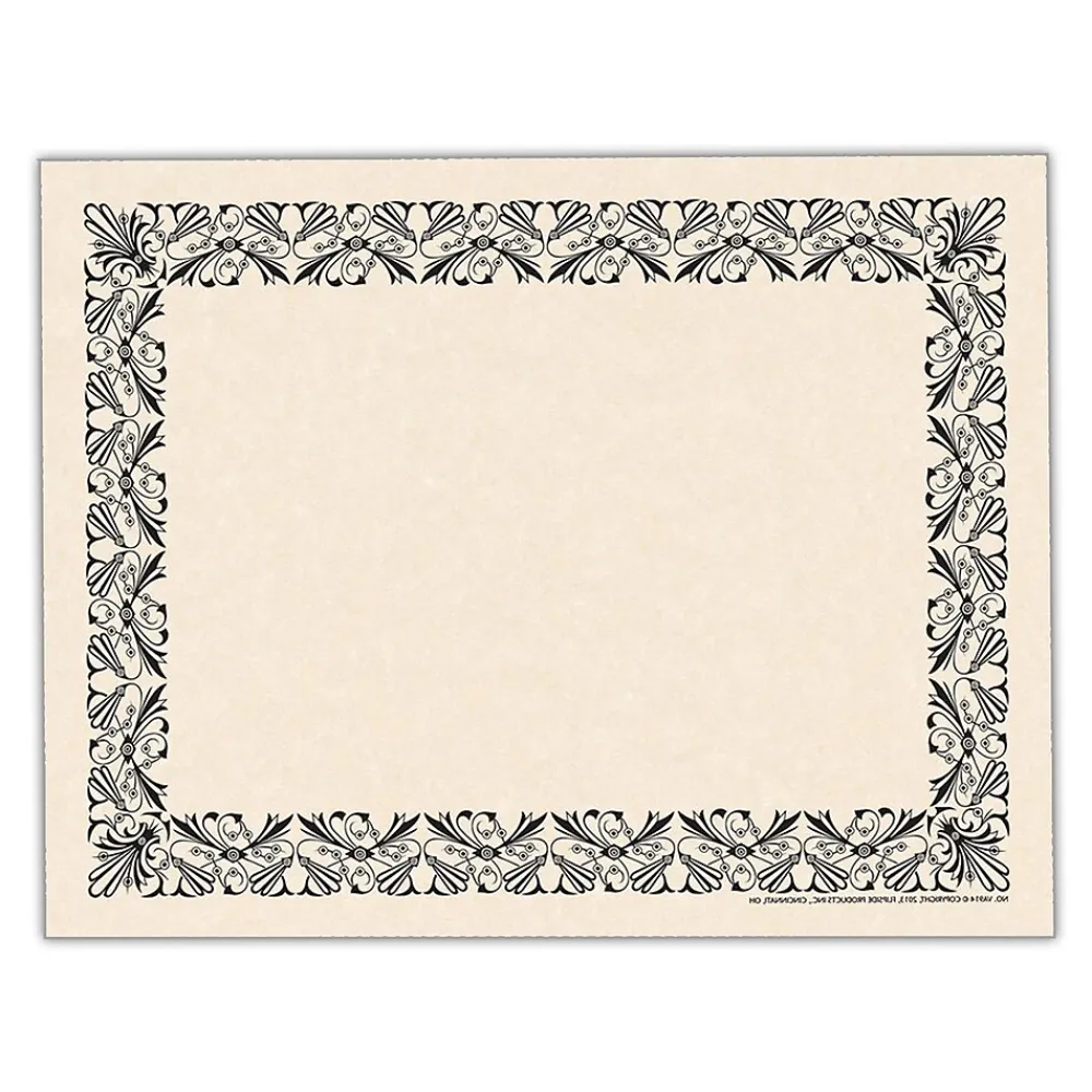 Awards & Certificates*Hayes Art Deco Certificate Set, 9" x 12", Black, 110/Set (H-VA437)