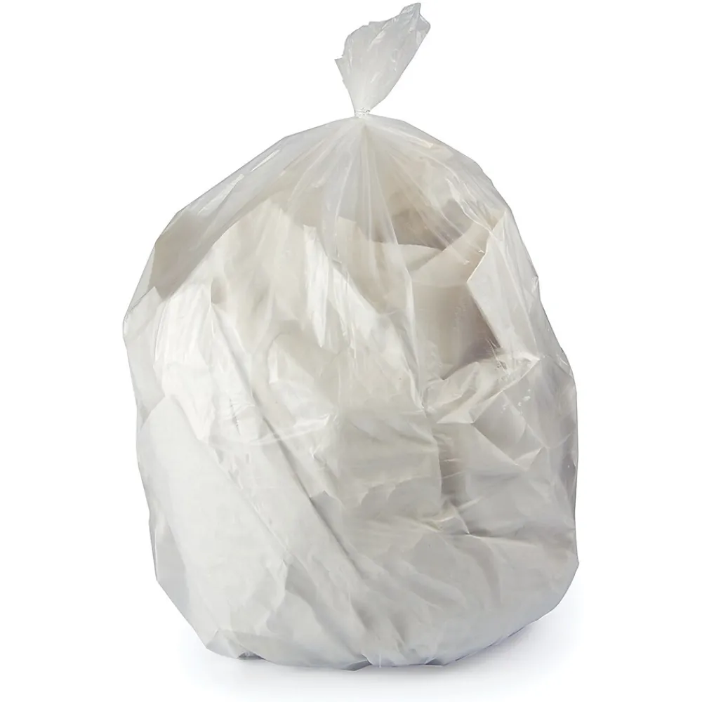 Heritage 56 Gallon Industrial Trash Bag, 43" x 47", Low Density, 0.7 Mil, Clear (H8647HC)<Heritage Bag