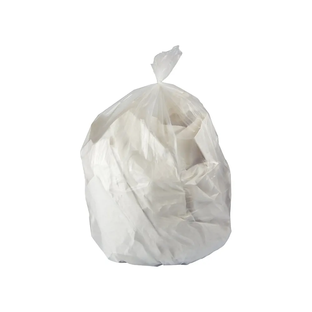 Heritage AccuFit 55 Gallon Industrial Trash Bag, 40" x 53", Low Density, 0.9 Mil, Clear, 50 Bags/Box (H8053TC RC1)<Heritage Bag Clearance
