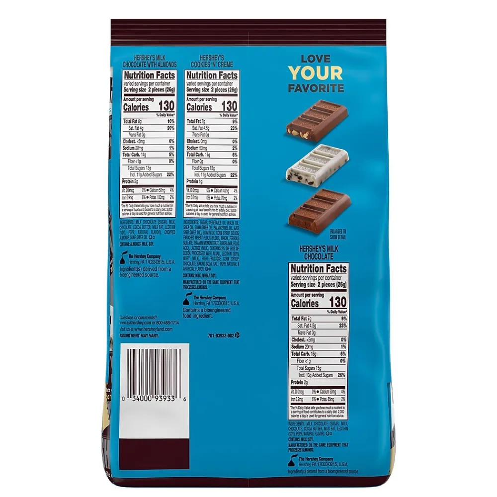 Hershey's Assorted Milk Chocolate and White Creme Candy Party Pack, 31.5 oz (3400093933)
