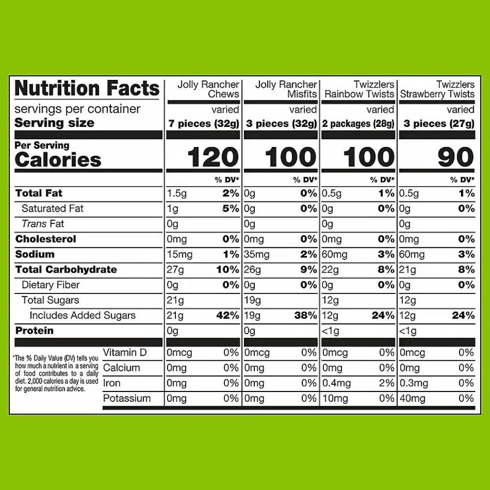 Hershey's Jolly Rancher, Twizlers Variety Bag, 260/Count (220-02061)
