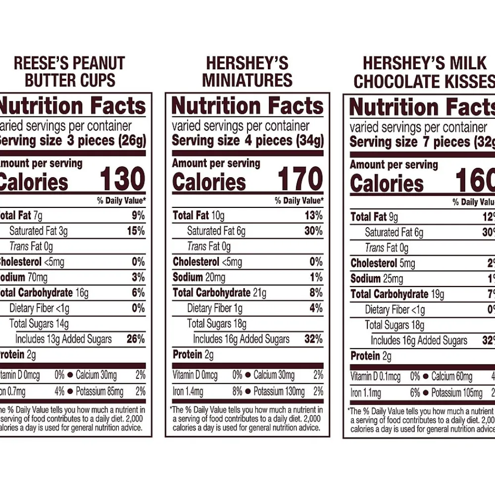 Hershey's Miniatures Assorted Chocolate, Candy Party Pack, 35 oz. (HEC99982)