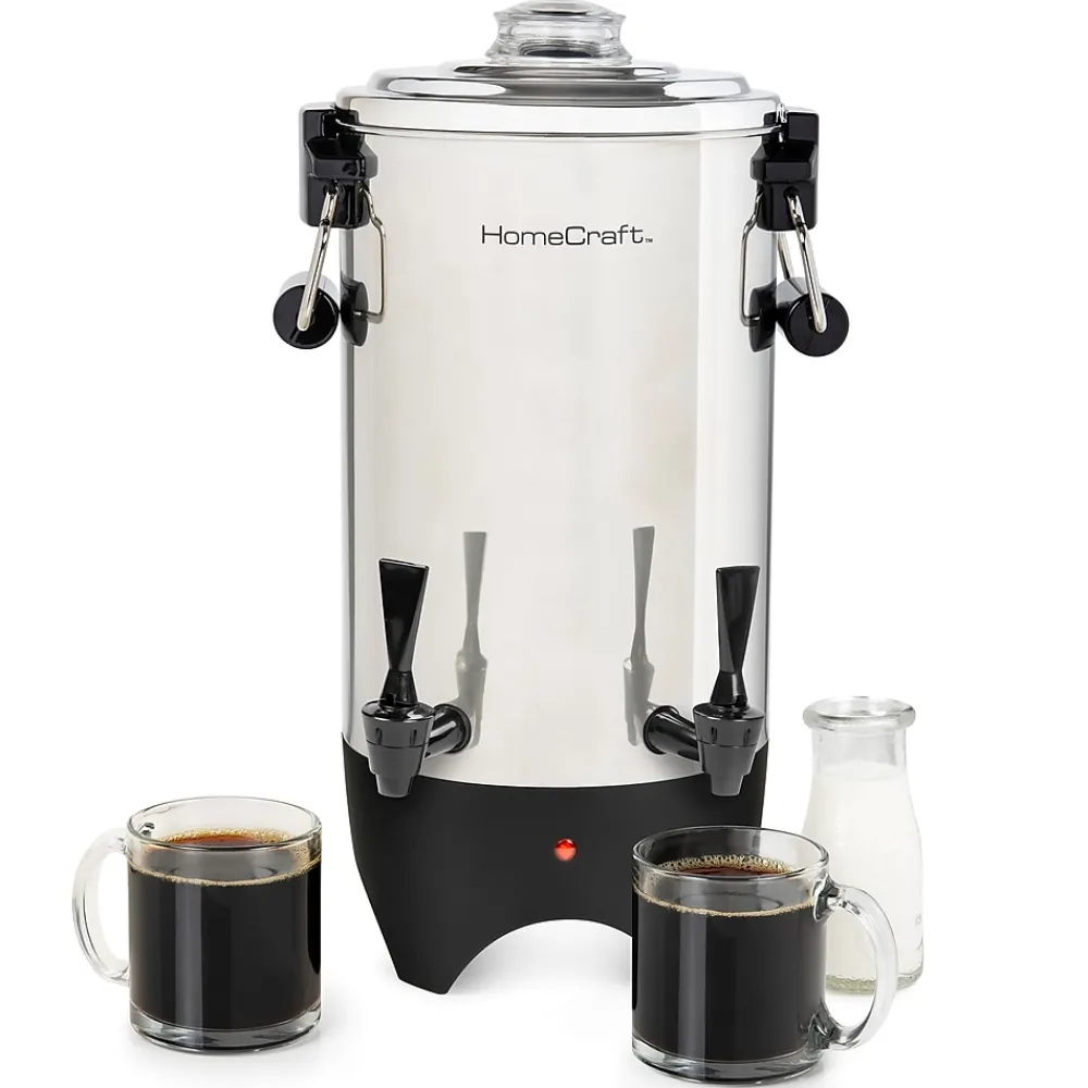 HomeCraft 45-Cup Coffee Urn, Stainless Steel (CUDS45SS)