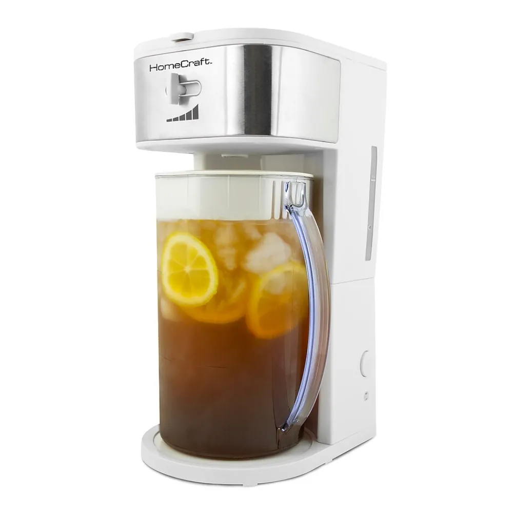 HomeCraft 12-Cups Automatic Drip Coffee Maker, White (HCIT3WS6A)