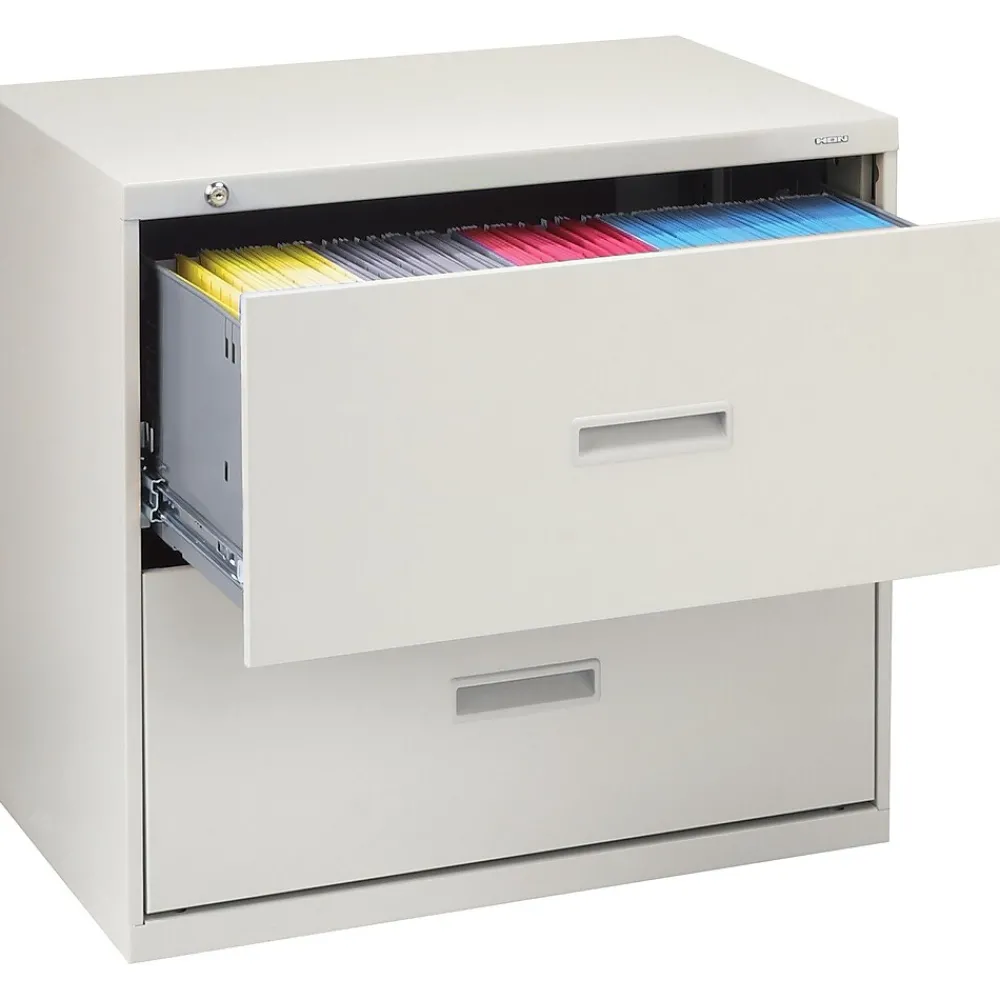 File Cabinets*HON 2 Drawers Lateral File Cabinet, Letter/Legal, Putty, 30"W (BSX432LL)