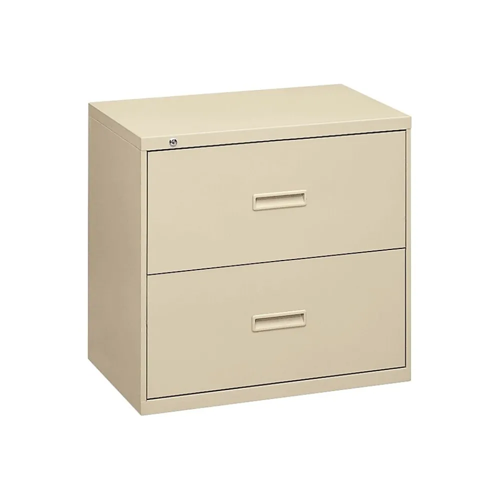 File Cabinets*HON 2 Drawers Lateral File Cabinet, Letter/Legal, Putty, 30"W (BSX432LL)