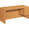Computer Desks*HON ® 10500 Series Right Pedestal Desk, Harvest, 29 1/2"H x 66"W x 30"D