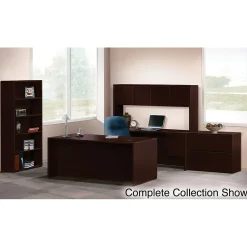 Computer Desks*HON 10500 Series 72"W Right Pedestal Desk, Mahogany (H10585RNN)
