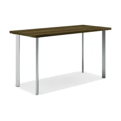 Computer Desks*HON Coze 48"W Desk, and Silver (RPL2448FWP6) Florence Walnut