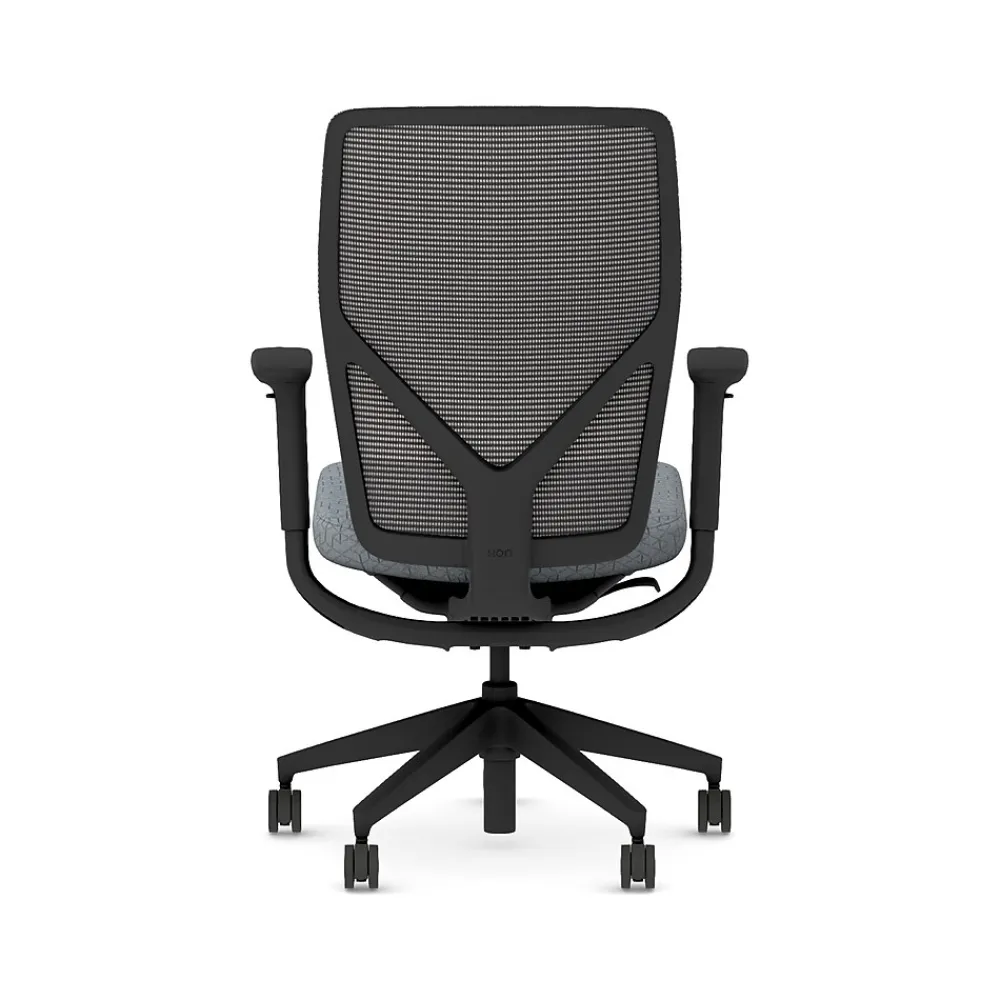 Office Chairs*HON Flexion Fabric/Mesh Task Chair, Basalt/Black (HFXT1.F0.STC.A.H.IM.APX25.NL.SB.T)