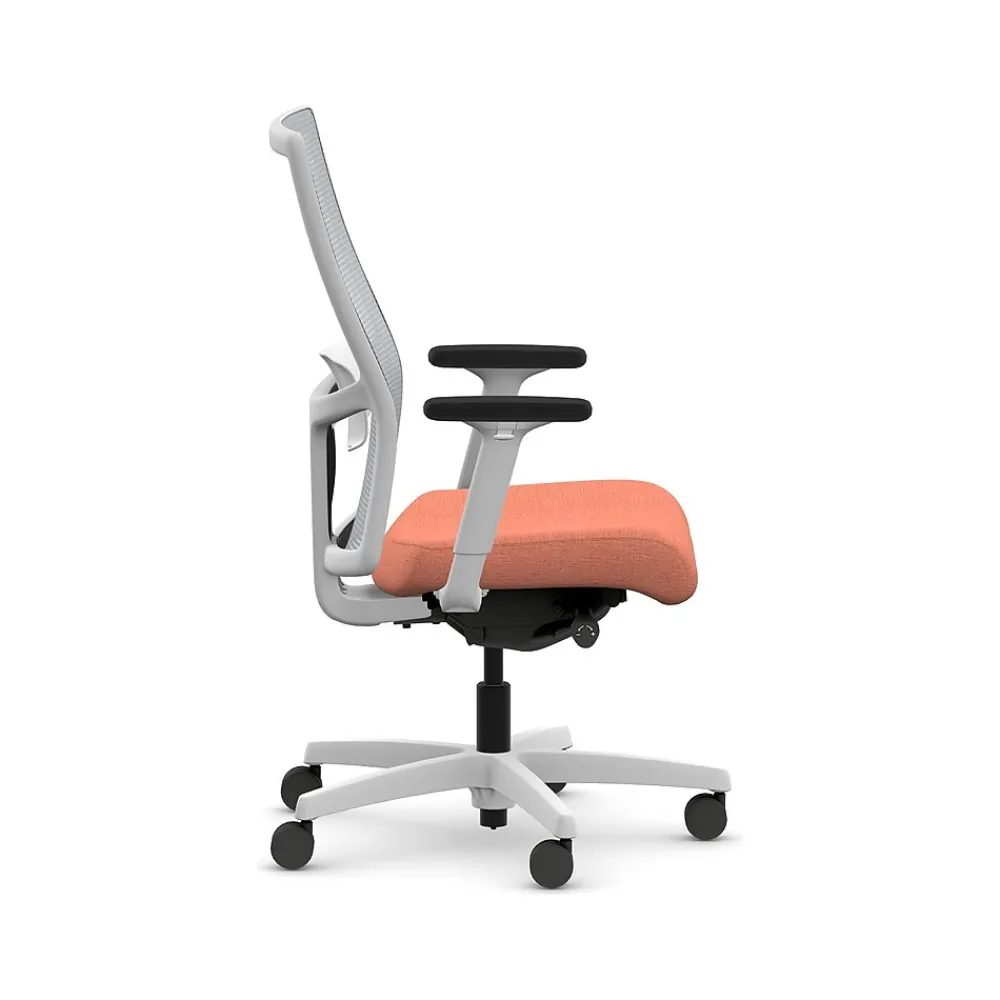 Office Chairs*HON Ignition 2.0 Fabric/Mesh Swivel Task Chair, Passion Fruit/Designer White (HIWMMKD.Y2.A.H.IF.HAML02.DW.SB.DWX)