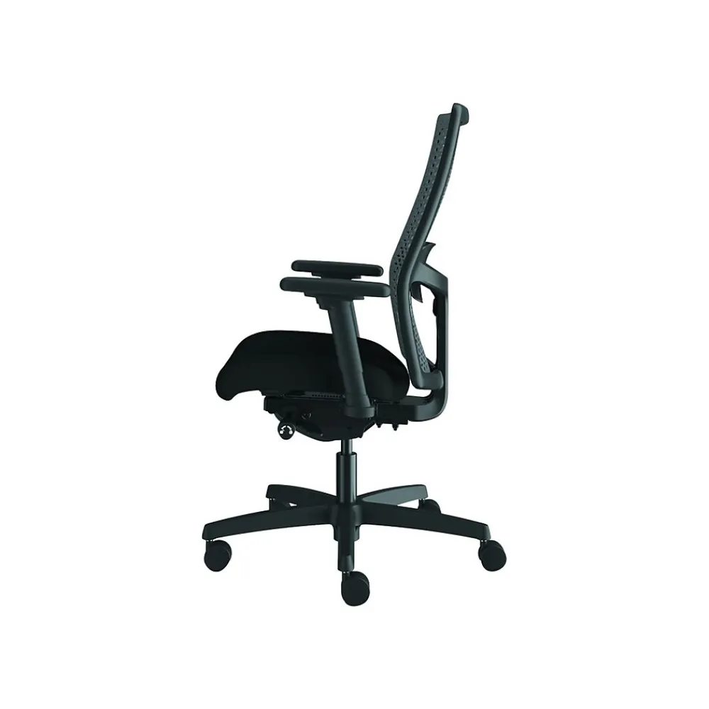 Office Chairs*HON Ignition 2.0 Mesh Back Vinyl Task Chair, Black (HIWMRAK2A0SU10B)