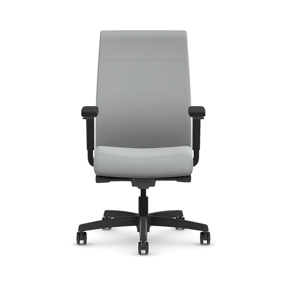 Office Chairs*HON Ignition 2.0 Vinyl Swivel Task Chair, Flint/Black (HIWMUKD.Y2.A.H.SX39.NL.SB.T) Silver