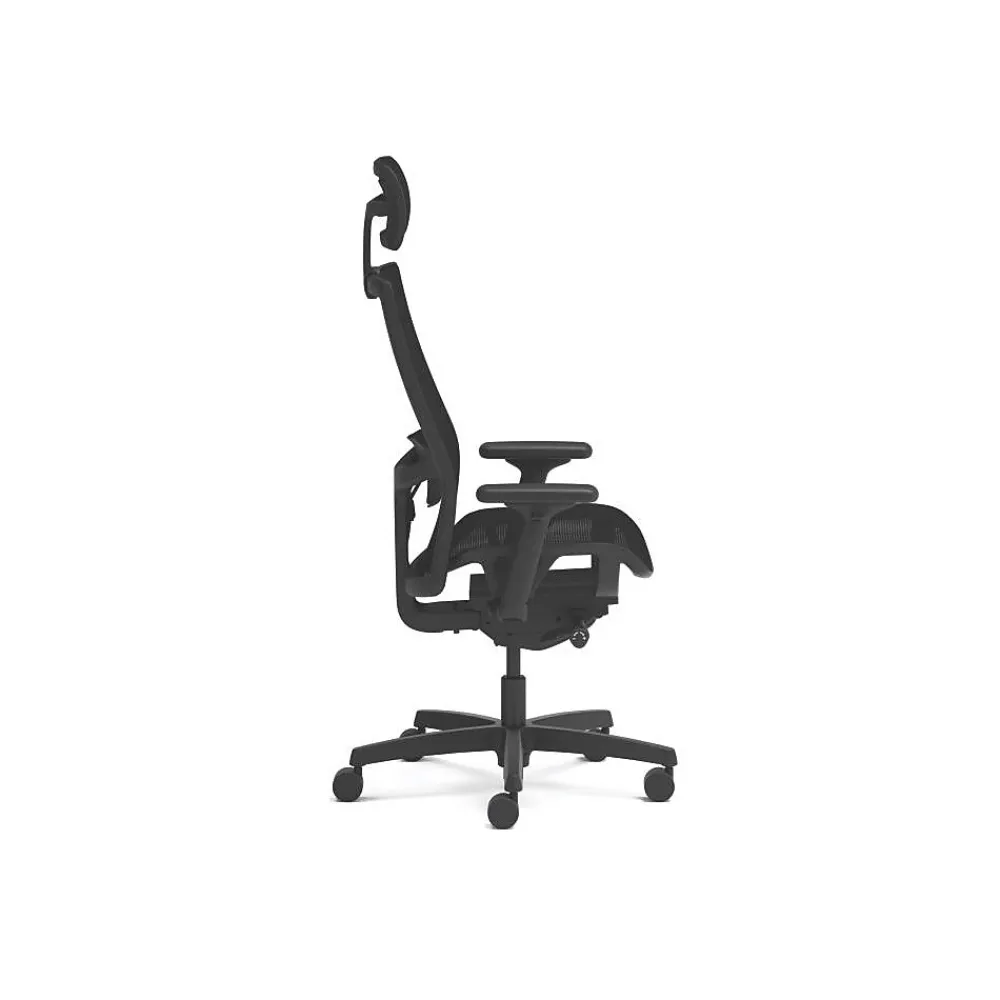 Office Chairs*HON Ignition Mesh Swivel Task Chair, Black (HIWMMSKD.S2.A.H.IM.IMS.BL.SB.T.HR)