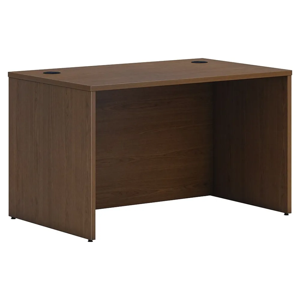 Office Desks*HON Mod 48" Desk Shell, Sepia Walnut (HLPLDS4830.LSE1)