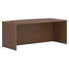 Office Desks*HON Mod 72" Desk Shell, Sepia Walnut (HLPLDS7236B.LSE1)
