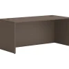 Office Desks*HON Mod 72" Desk Shell, Slate Teak (HLPLDS7236.LSL1)