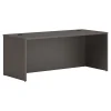 Office Desks*HON Mod 72" Desk Shell, Slate Teak (HLPLDS7236B.LSL1)