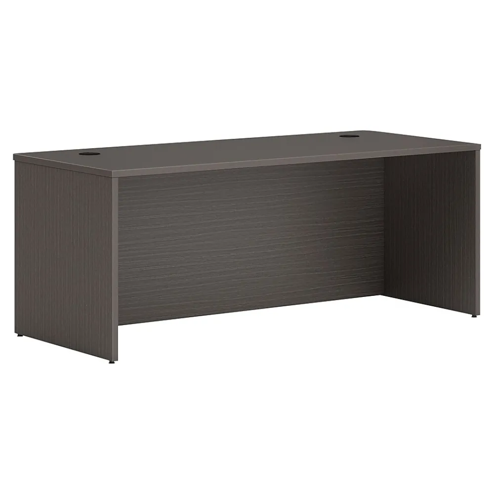 Office Desks*HON Mod 72" Desk Shell, Slate Teak (HLPLDS7236B.LSL1)