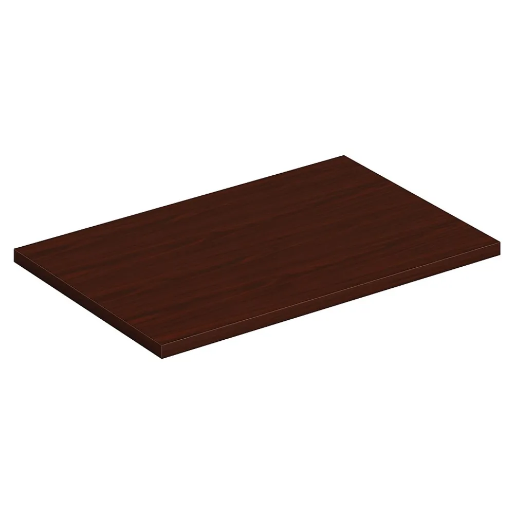 Storage Cabinets*HON Mod 36" Low Credenza Cabinet Top, Traditional Mahogany (HLPLCL3620TOP.LTM1)
