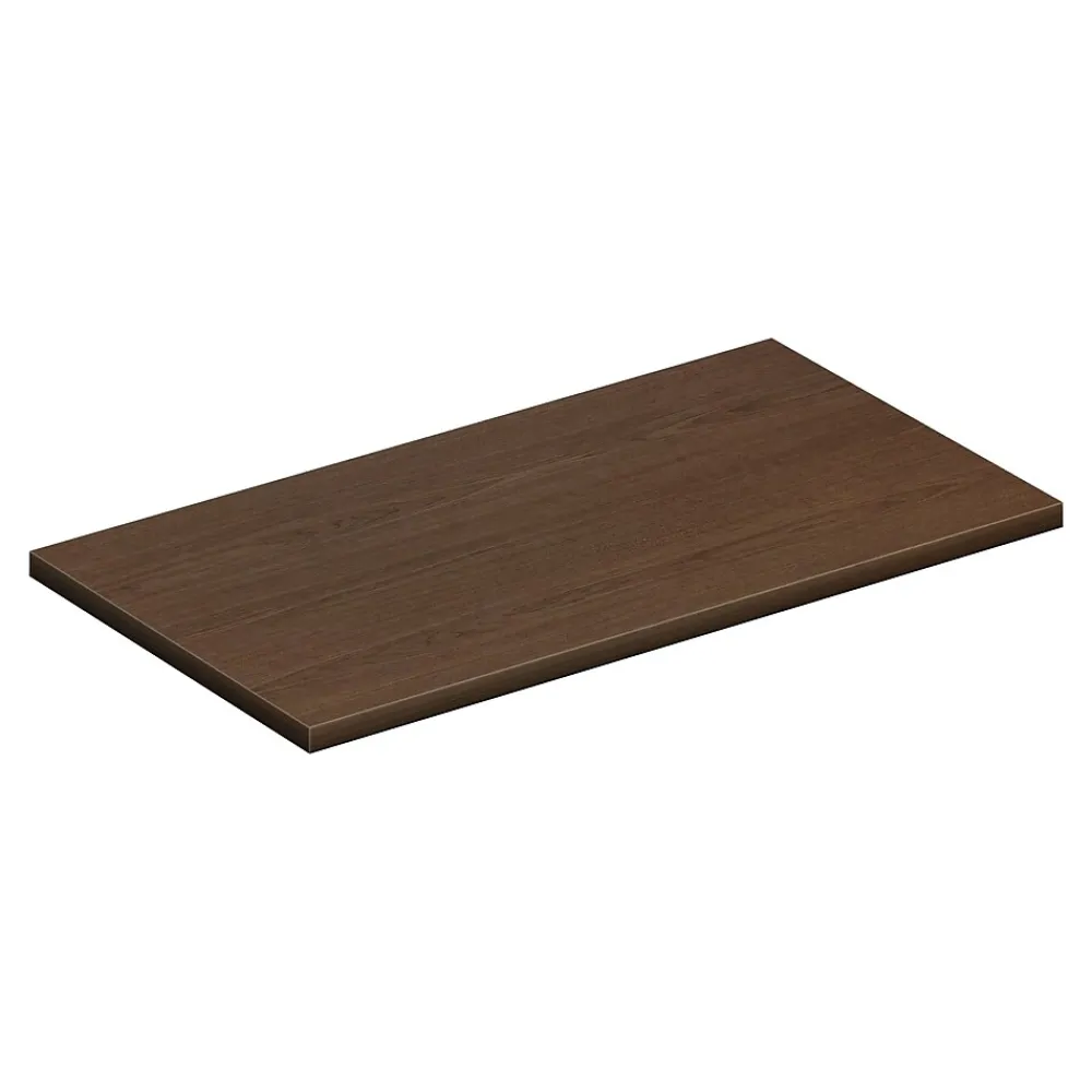 Storage Cabinets*HON Mod 36" Low Credenza Cabinet Top, Sepia Walnut (HLPLCL3620TOP.LSE1)