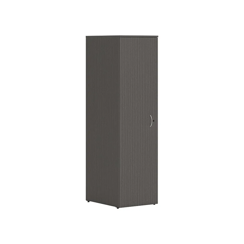 Storage Cabinets*HON Mod 65" Wardrobe with 1 Shelf, Slate Teak (HLPLW1824.LSL1)