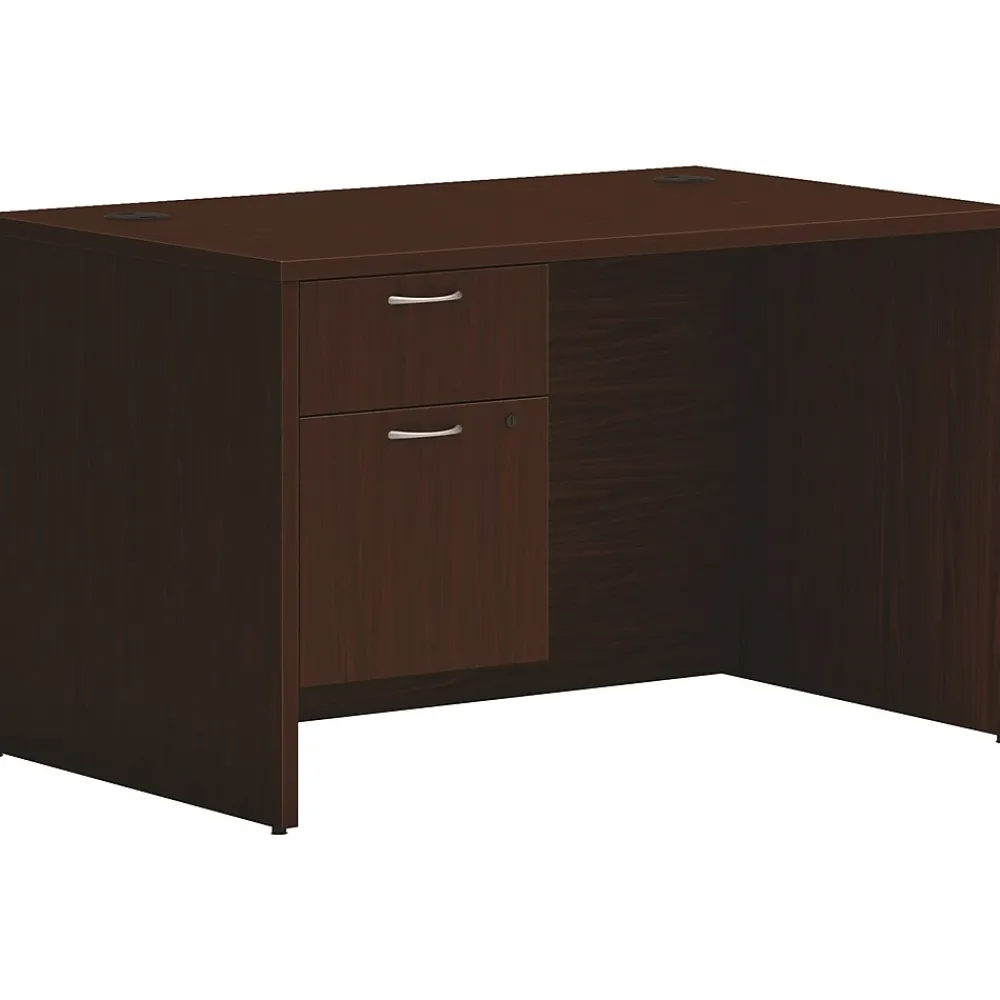 Computer Desks*HON Mod 48"W Computer Desk, Traditional Mahogany (HLPLDS48HBFTM1)