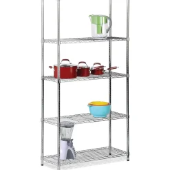 Shelving*Honey-Can-Do Honey Can Do 5-Tier 200 Lb. Capacity Shelving Unit, Chrome