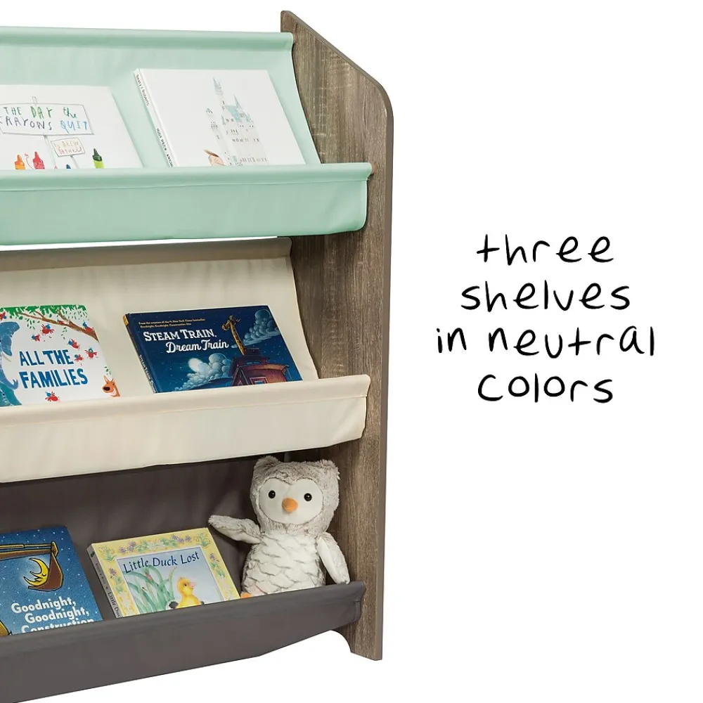 Bookcases*Honey-Can-Do 38" 3-Shelf Kids Book Rack (SHF-08278)