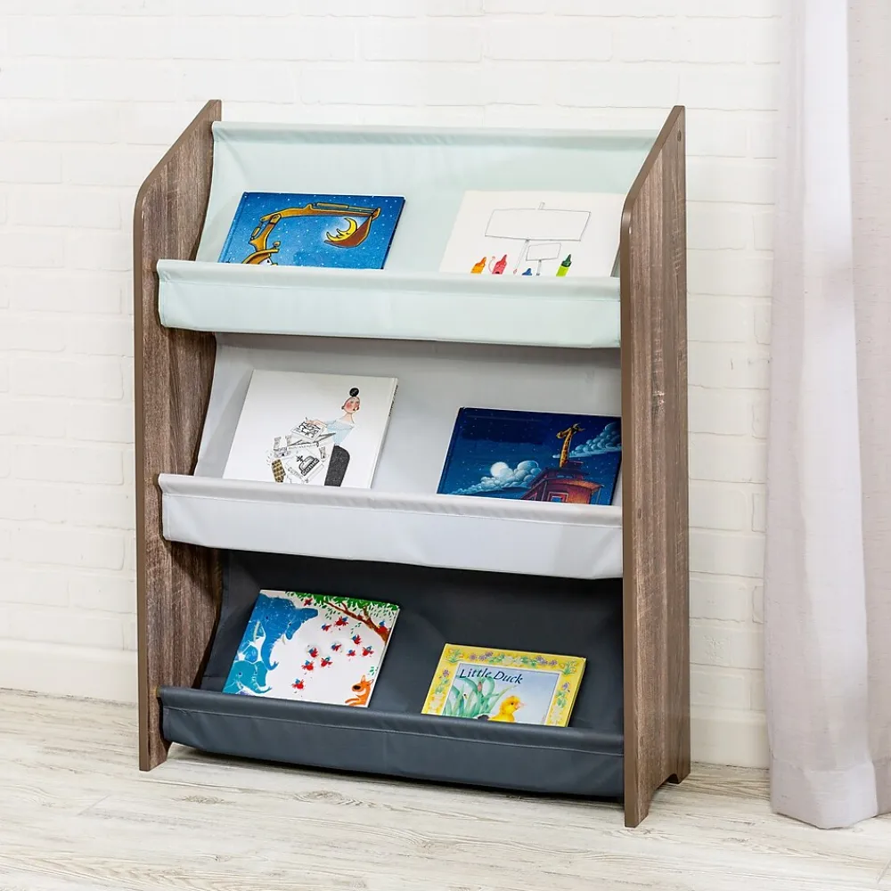 Bookcases*Honey-Can-Do 38" 3-Shelf Kids Book Rack (SHF-08278)