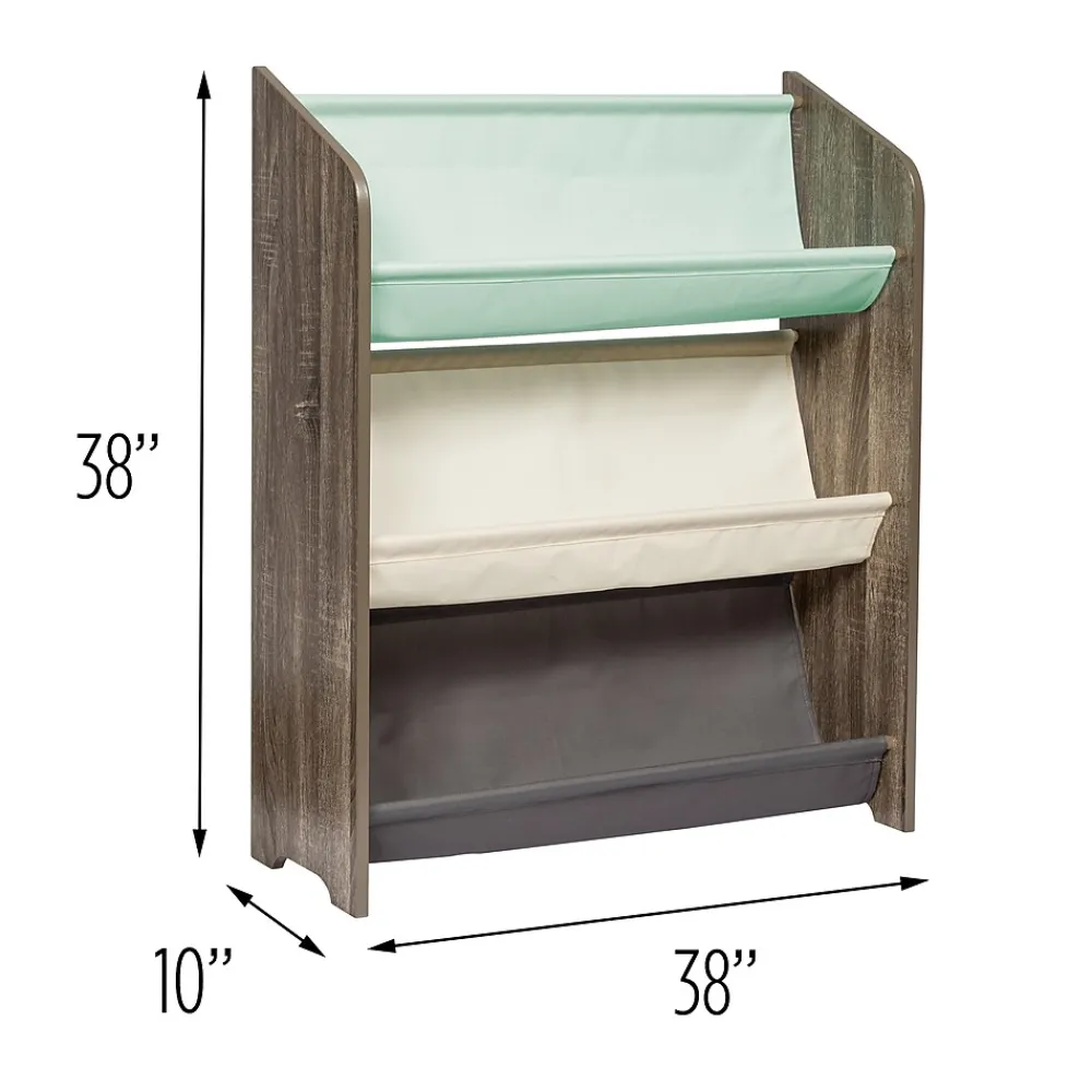 Bookcases*Honey-Can-Do 38" 3-Shelf Kids Book Rack (SHF-08278)