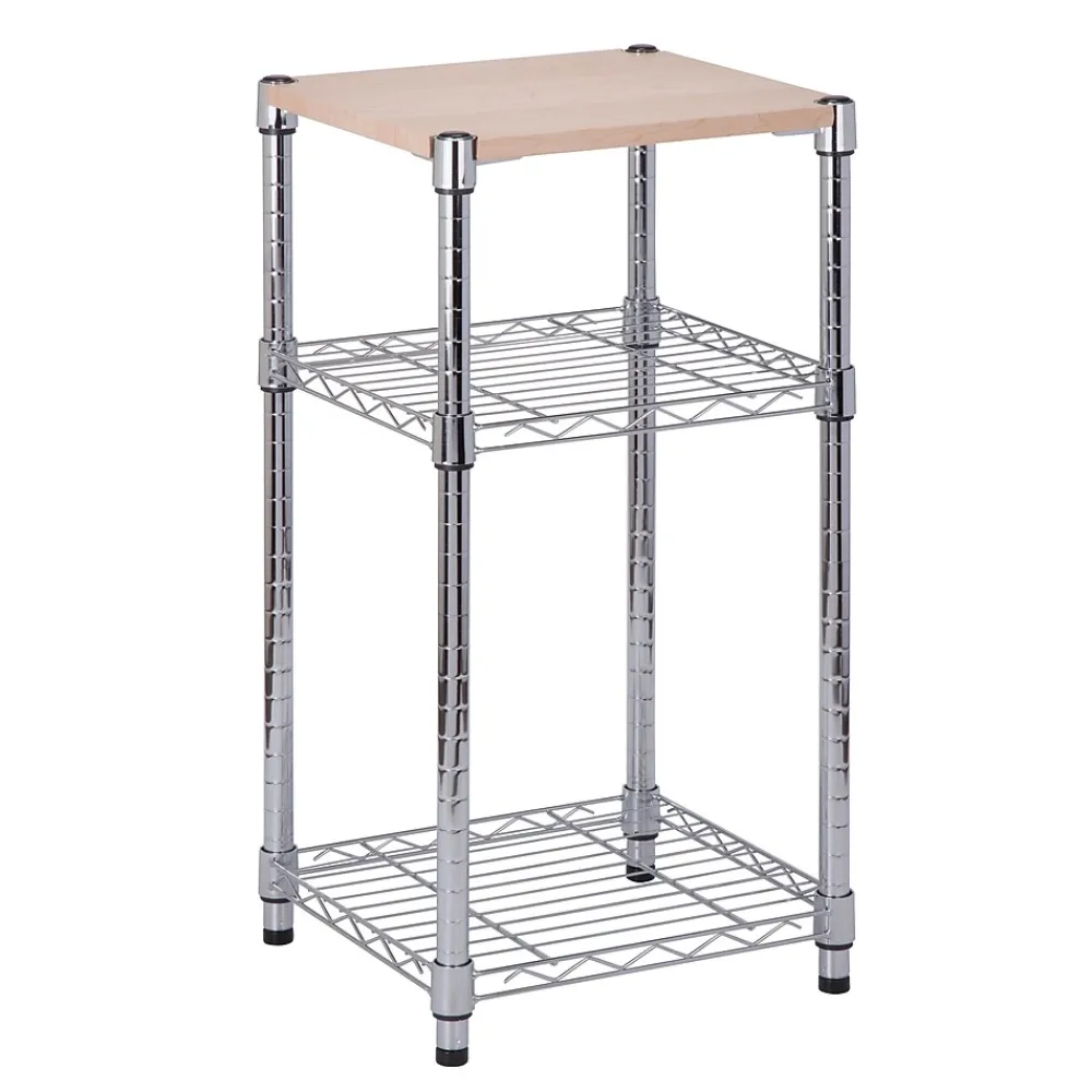 Shelving*Honey-Can-Do 3-Tier Shelving Tower with MDF Top (SHF-09365)