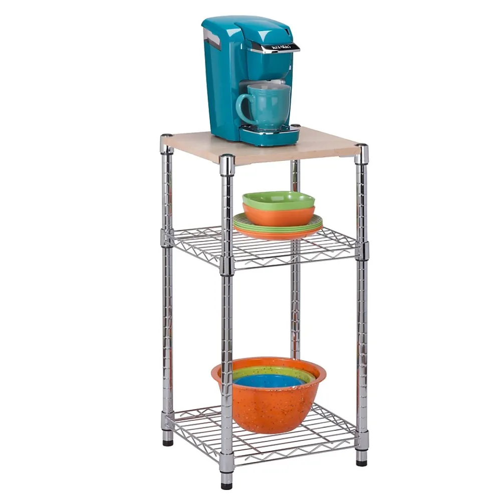 Shelving*Honey-Can-Do 3-Tier Shelving Tower with MDF Top (SHF-09365)