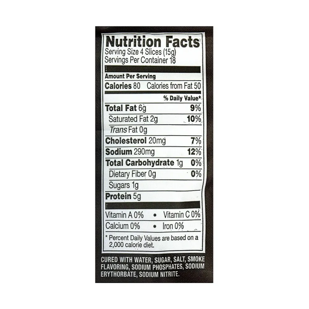 Hormel Fully Cooked Bacon, 9.5 oz., 72 Strips/Pack (272086)