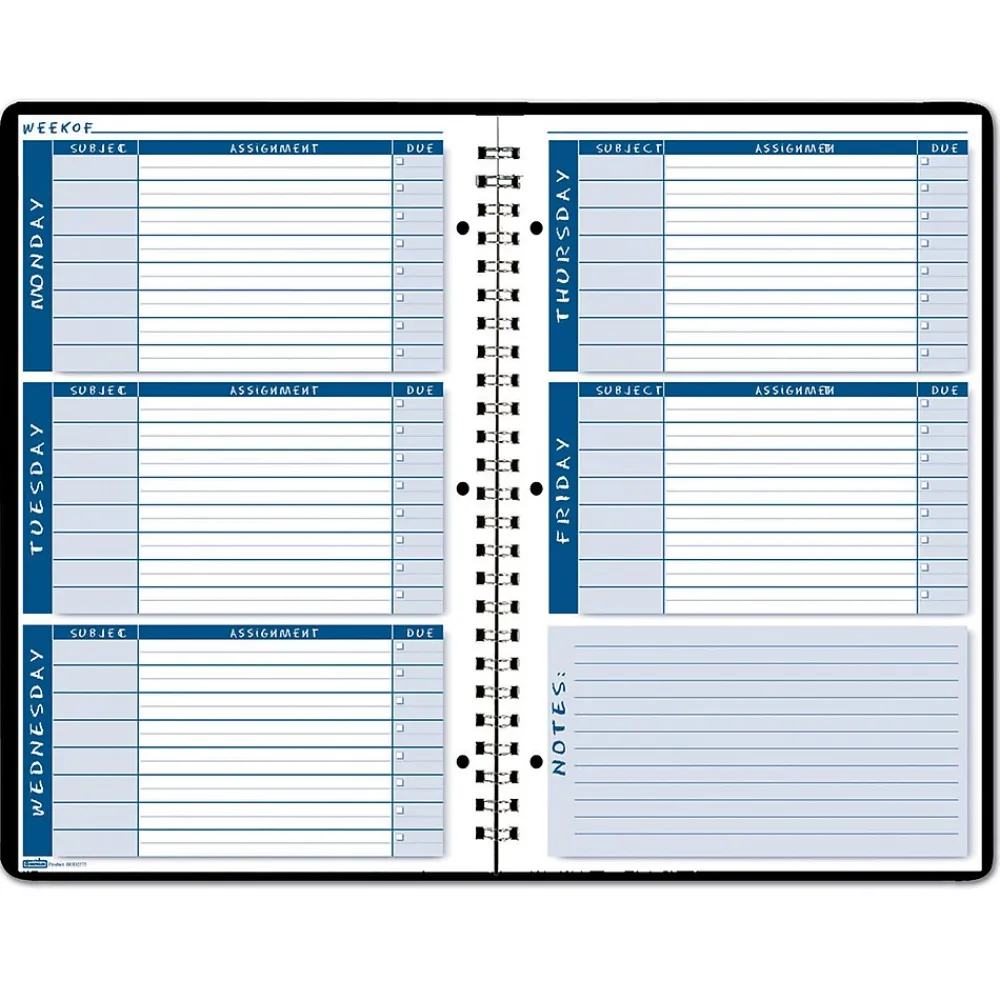 Grade Books*House of Doolittle Non-Dated Assignment Book Student Planner (HOD2575)