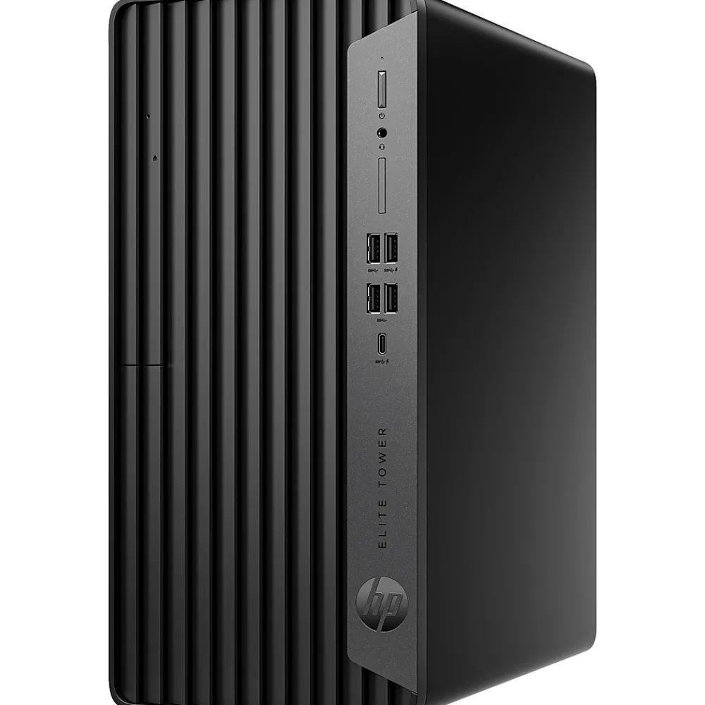 Outlet HP Elite Tower 600 G9 Desktop Computer, Intel Core i7-13700, 32GB RAM, 256GB SSD, Windows 11 Pro, Mouse + Keyboard (B19XZUA#ABA)