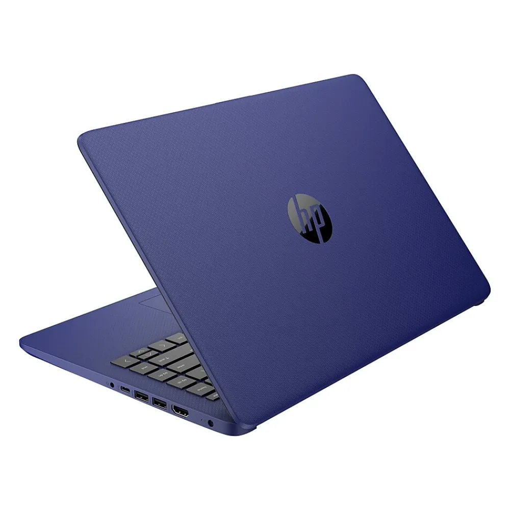 Outlet HP Laptop 14" LED Touch-Screen Laptop, Intel Celeron, 2.8 Ghz, 4GB RAM, 64GB SSD, Windows 10, Indigo Blue (47X80UA#ABA)