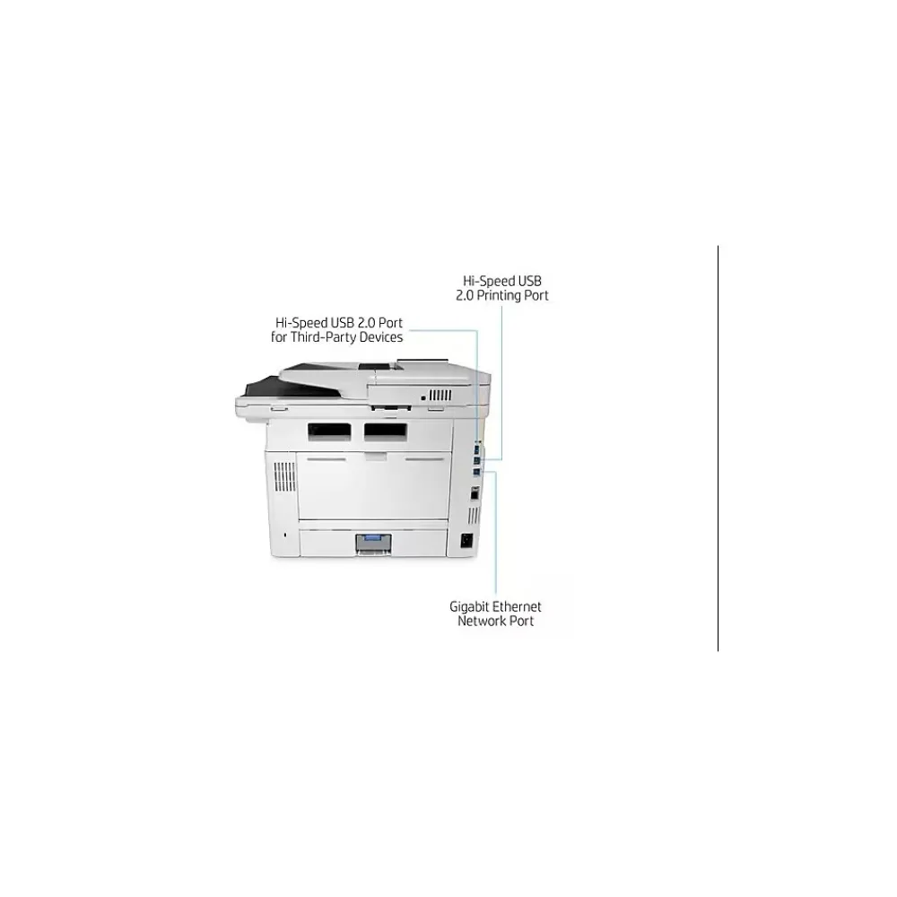 HP LaserJet Enterprise MFP M430f Black & White All-in-One Printer, Scanner, Copier, Fax (3PZ55A)