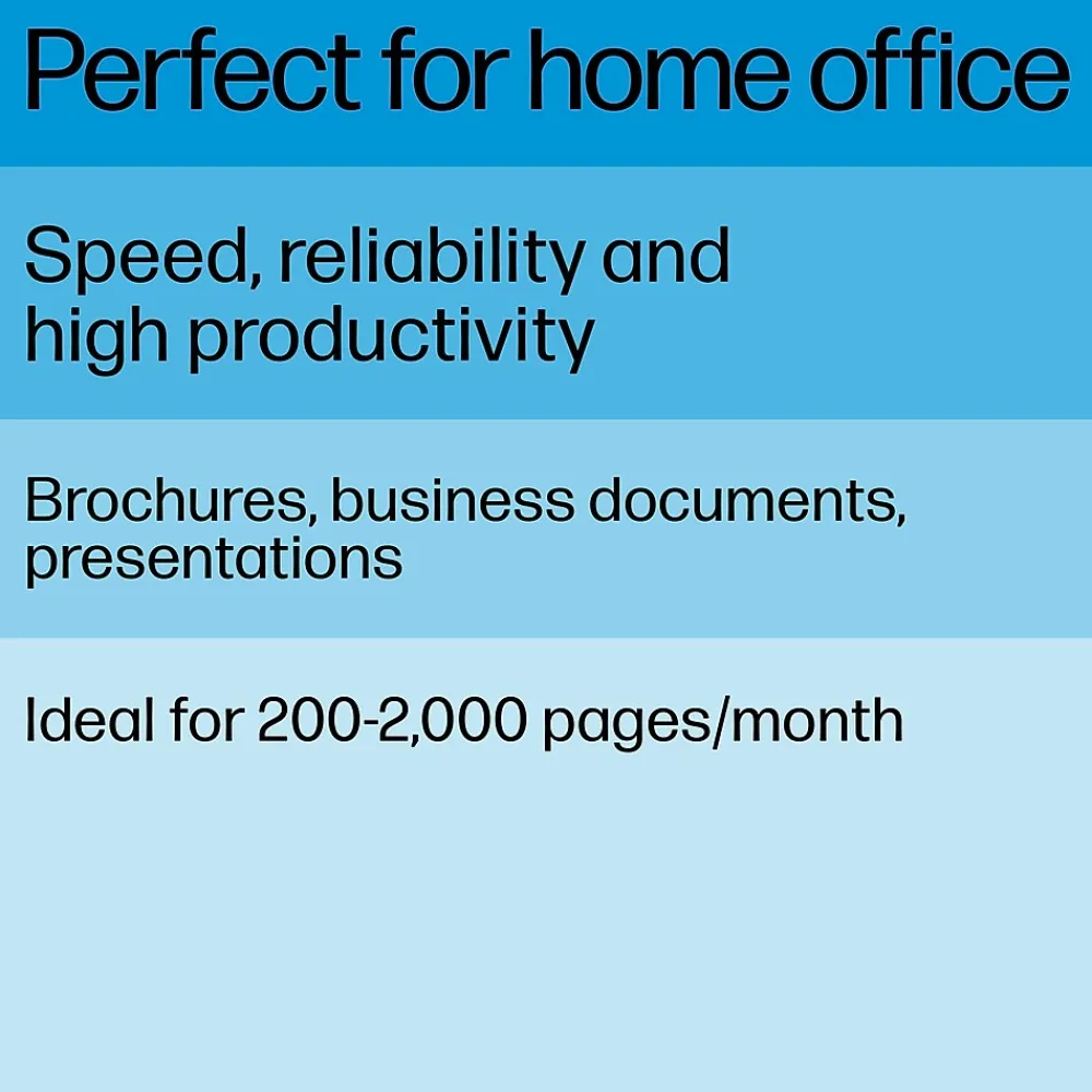 HP LaserJet M209dw Wireless Black & White Laser Printer, Single-Function, Print, Best for Home Office (6GW62F)