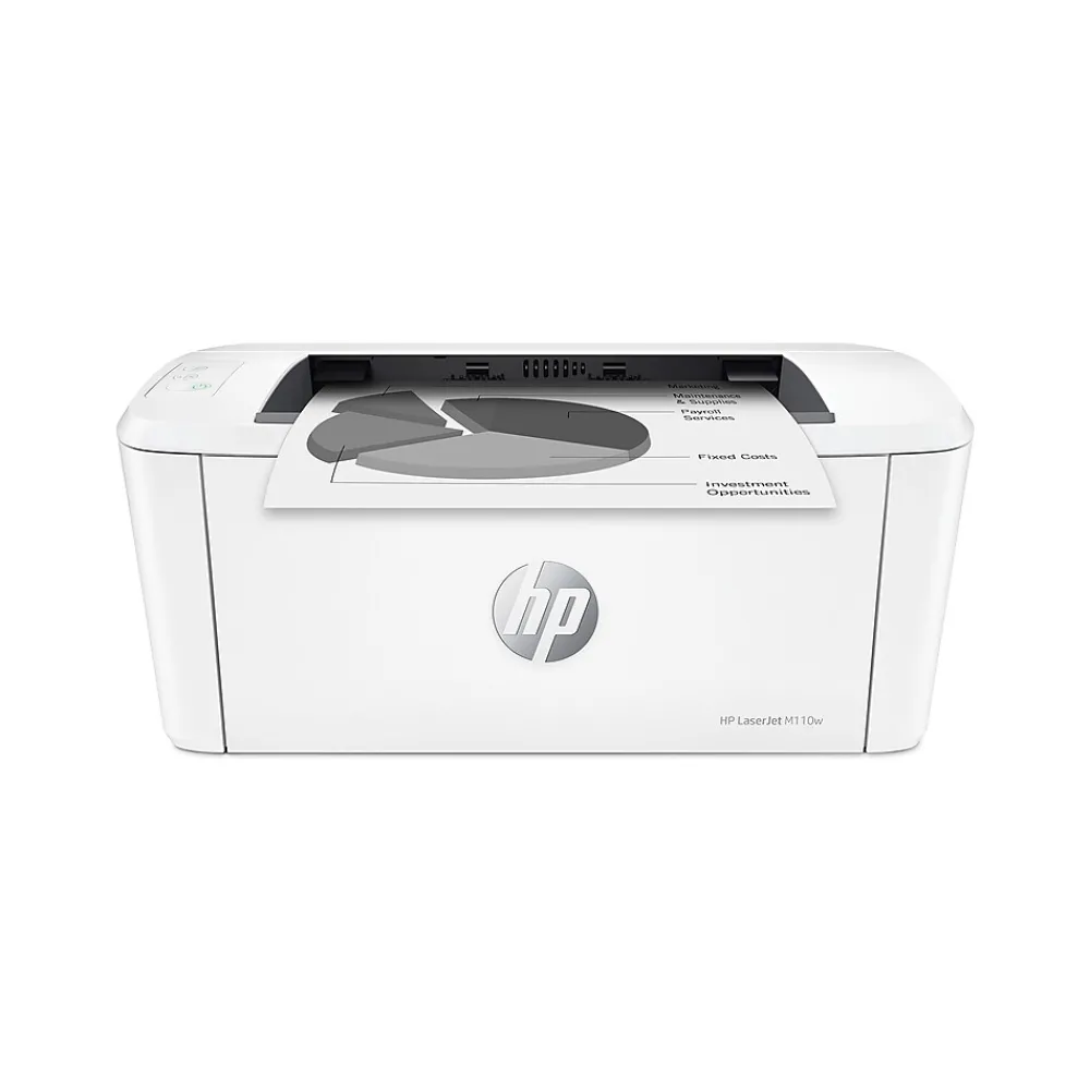 HP LaserJet M110w Wireless Black & White Printer, Best for Home Office (7MD66F)