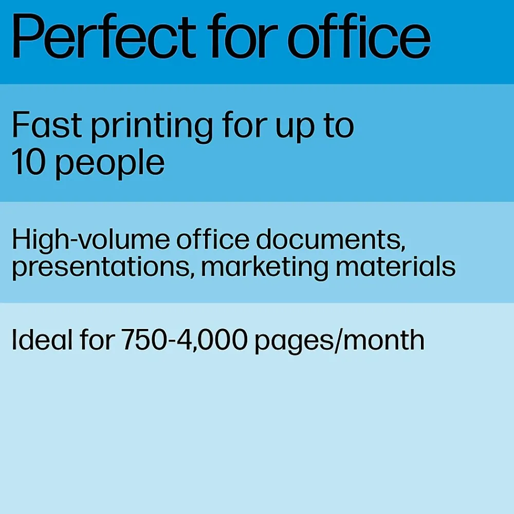 HP LaserJet Pro 4001dn Wired Black & White Laser Printer, Single Function Print, 2-Sided Printing, Best for Office (2Z600F)