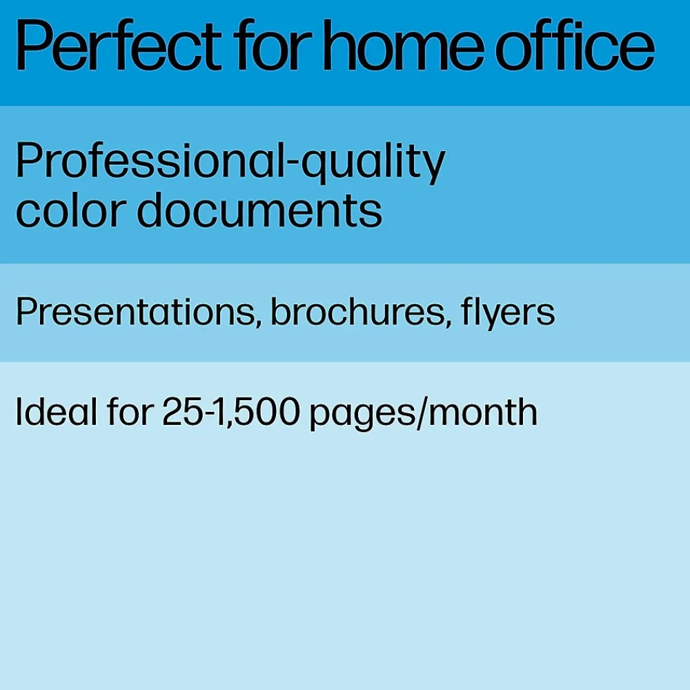 HP OfficeJet 9012e Wireless All-in-One Color Inkjet Printer, Duplex, Best for home office, 6 mo. Instant Ink with + (1G5L4A)