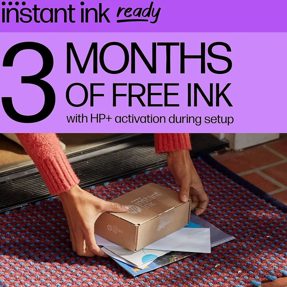 HP OfficeJet Pro 9135e Wireless Color Inkjet Printer, All-In-One, Print, Scan, Copy, Fax, 3 Months FREE INK with + (404M0A)