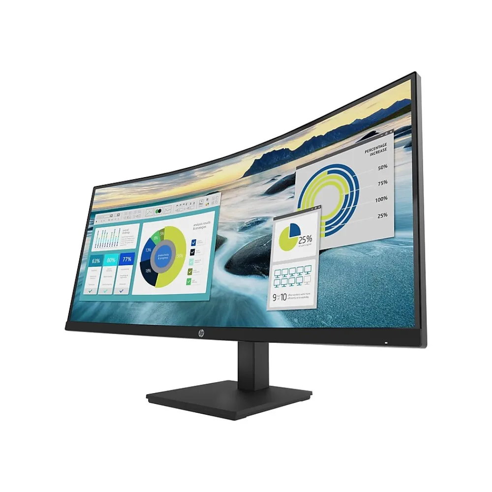 Hot HP P34hc G4 34" Curved 60 Hz LED Monitor, Black (21Y56AA#ABA)