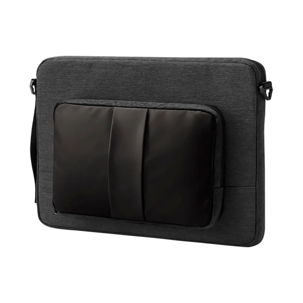 Polyester Laptop Sleeve for 15.6" Laptops, Black/Brown (1G6D6AA)<HP Sale